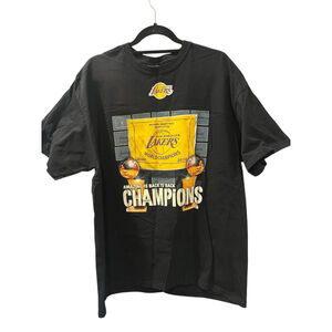 Vintage 2009-2010 Los Angeles Lakers World Champions Back To Back Shirt Size XL